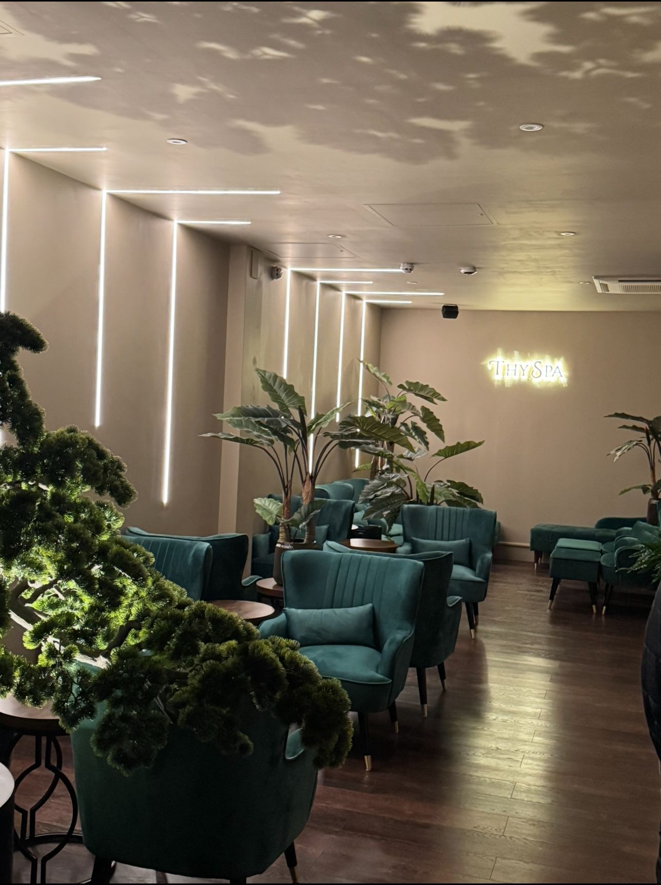 Professional electrician installing luxury spa lighting in Bath